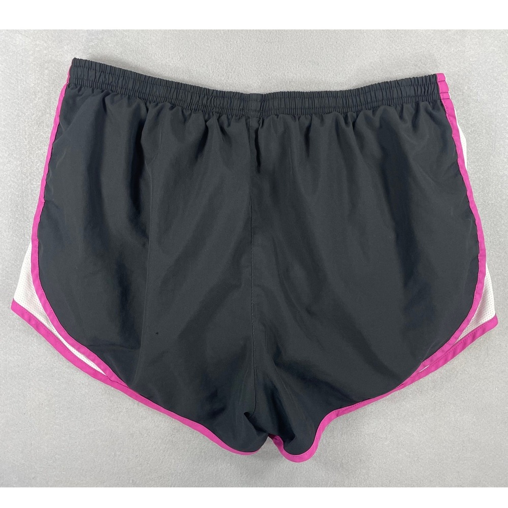 Nike Womens Shorts Dri-Fit Tempo Black Pink Large - Picture 1 of 8